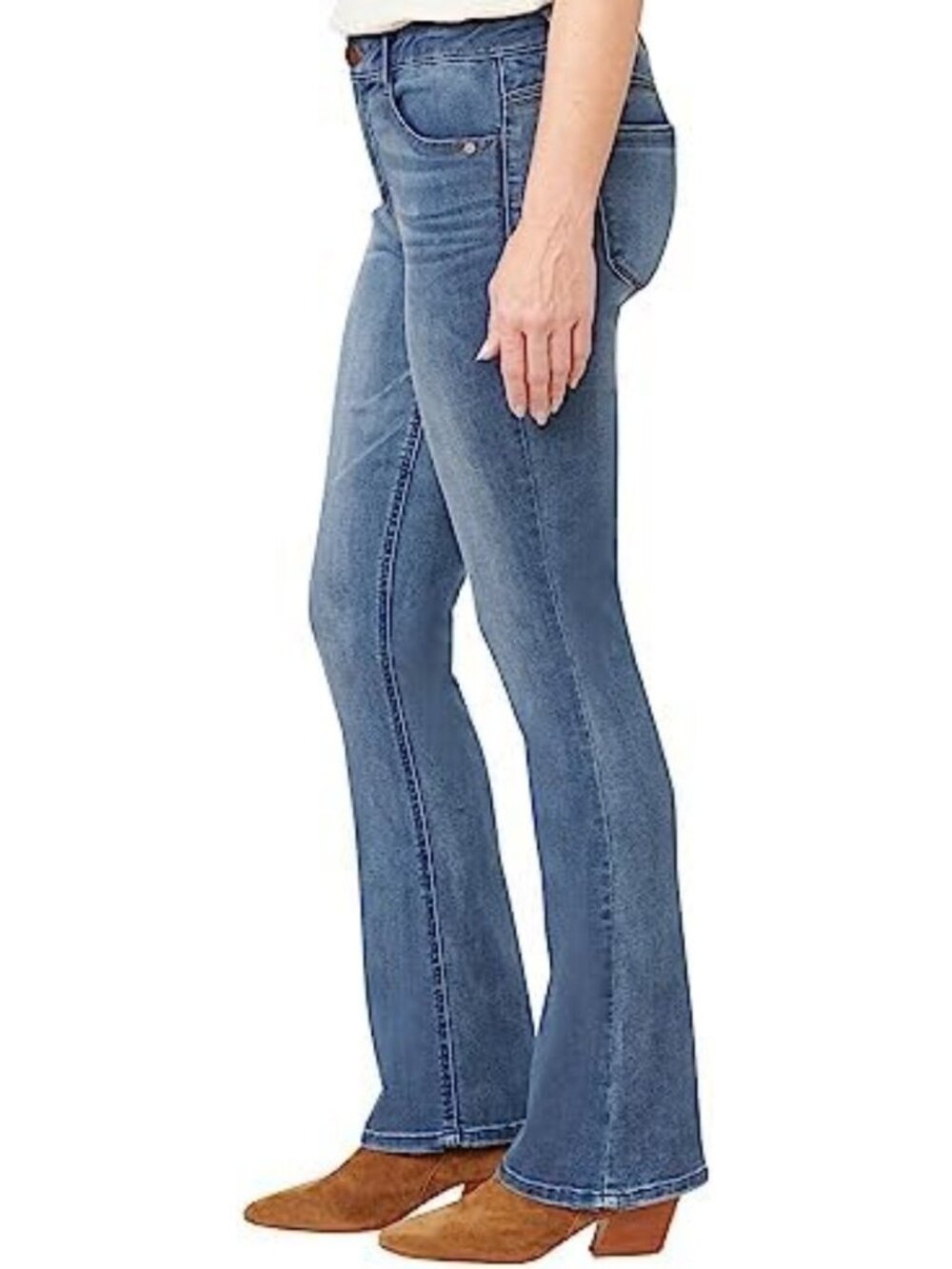 Ab"solution High Rise Itty Bitty Boot Glider Jeans - Picture 3 of 4
